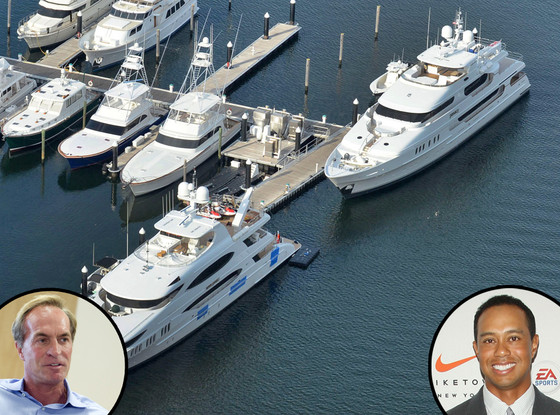 Tiger Woods, Chris Cline, Yachts Tiger Woods, Chris Cline, Yachts